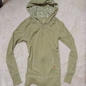 Maurices light green zip-front hooded jacket